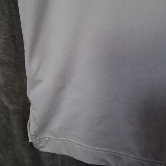 Footjoy Polo Shirt Embroidered Mens Medium White Blue - Picture 6 of 7